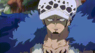 a man with a beard and a hat is wearing a blue feather boa .