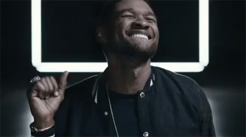 Usher Snapping GIF - Usher Smile Happy GIFs