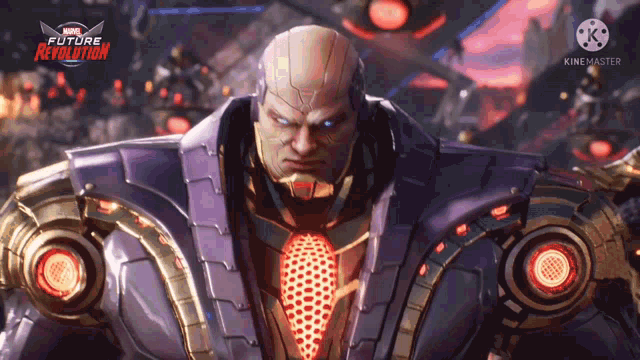 a man in a futuristic suit from marvel 's future revolution