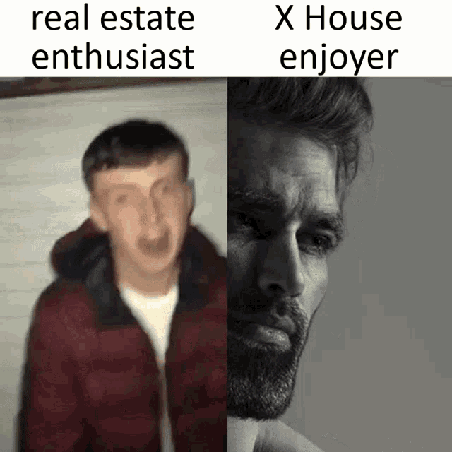 X Houses Gigachad X House GIF
