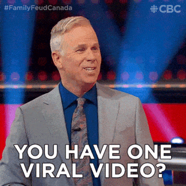 You Have One Viral Video Gerry Dee GIF - You Have One Viral Video Gerry Dee Family Feud Canada GIFs