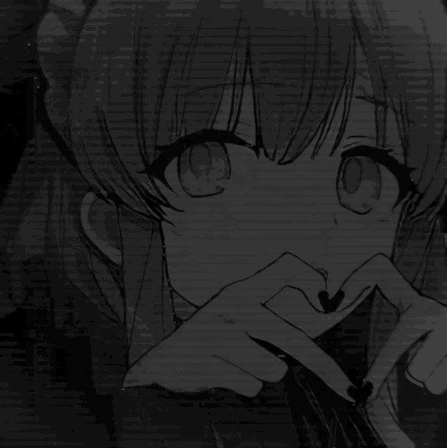 a black and white drawing of a girl laying on a bed playing a video game
