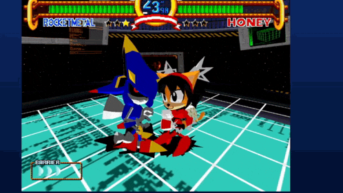 a screenshot of a video game called rocket metal and honey