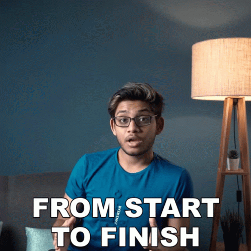 From Start To Finish Anubhav Roy GIF - From Start To Finish Anubhav Roy From Beginning To Ending GIFs