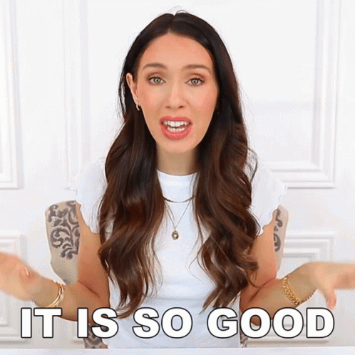 It Is So Good Shea Whitney GIF - It Is So Good Shea Whitney Its Really Good GIFs
