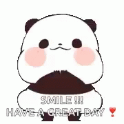 Smile Have A Great Day GIF - Smile Have A Great Day Panda GIFs