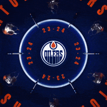 the word goal is surrounded by circles on an orange background