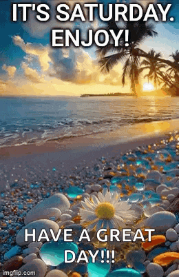 it 's saturday enjoy ! have a great day !!!