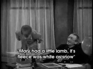 Spanky Says "Mary Had A Little Lamb" GIF - The Little Rascals Baby Cute GIFs