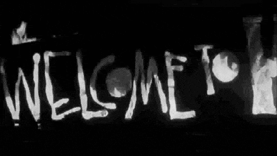 a black and white sign that says " me to hell " on it