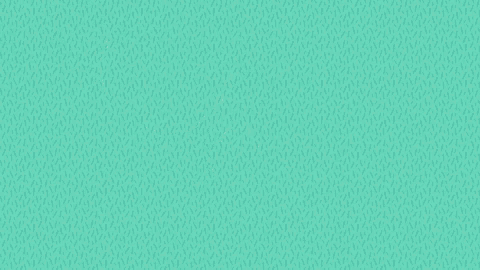 three cartoon animals are sitting on a green background .