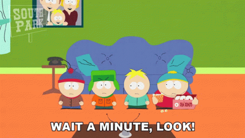 Wait A Minute Look Eric Cartman GIF - Wait A Minute Look Eric Cartman Kyle Broflovski GIFs