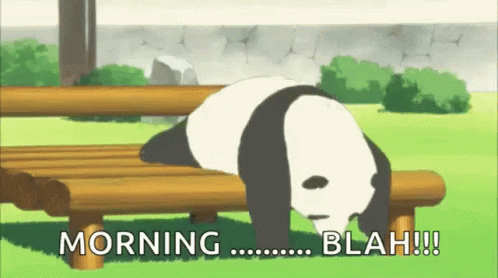 Morning Blah GIF - Morning Blah Panda GIFs