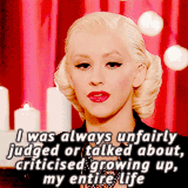 Unfairly Judged Criticized GIF - Unfairly Judged Criticized Christine Aguilera GIFs