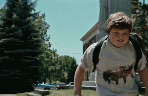 Trying To Run Away GIF - Jeremy Ray Taylor Run Into It Movie GIFs