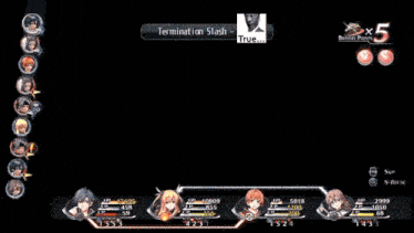 a screenshot of a video game with the number 5 on the top right