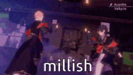 a video game scene with the word millish on the bottom right