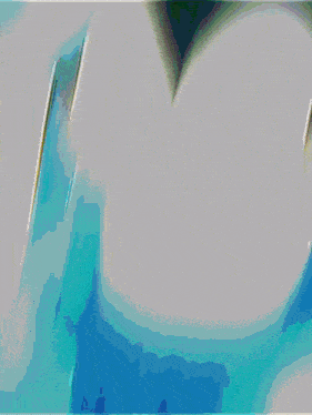 a close up of a cartoon character 's face with the letter n on it