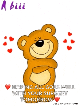 a teddy bear is hugging someone with the words " a big hug from me to u "