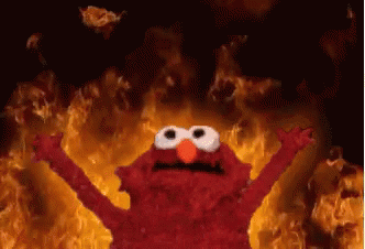 Elmo Satan GIF - Elmo Satan Fire GIFs