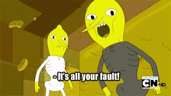 Adventure Time All Your Fault GIF - Adventure Time All Your Fault Lemon Grab GIFs