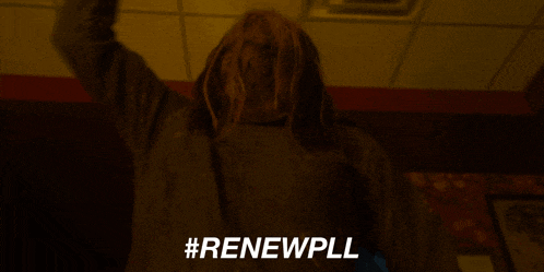 a dark room with the words #renewpll written in white letters
