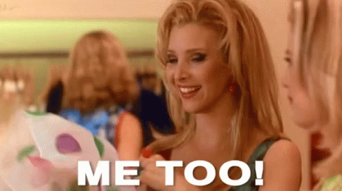 Me Too! - Romy And Michelle'S High School Reunion GIF - Metoo GIFs
