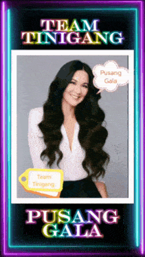 a picture of a woman with a tag that says team tingang