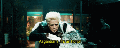 Asgardians Its An Honor GIF