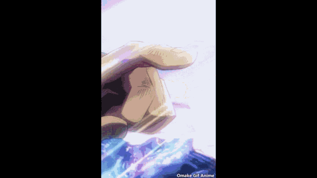 all might from my hero academia is jumping in the air