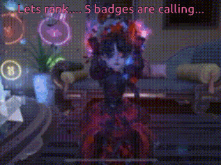 a screenshot of a video game with the words let 's rank s badges are calling ..