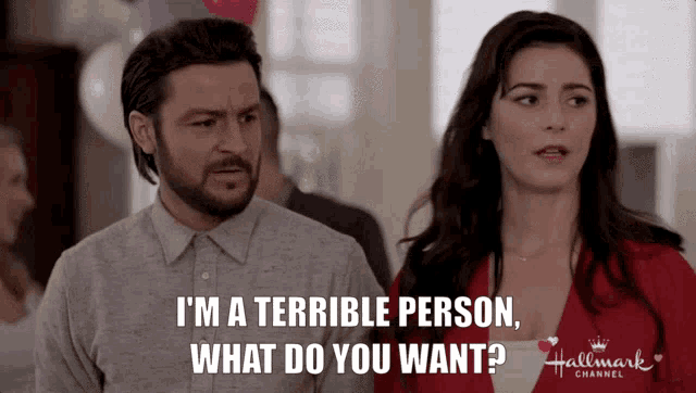 a man and a woman from hallmark channel