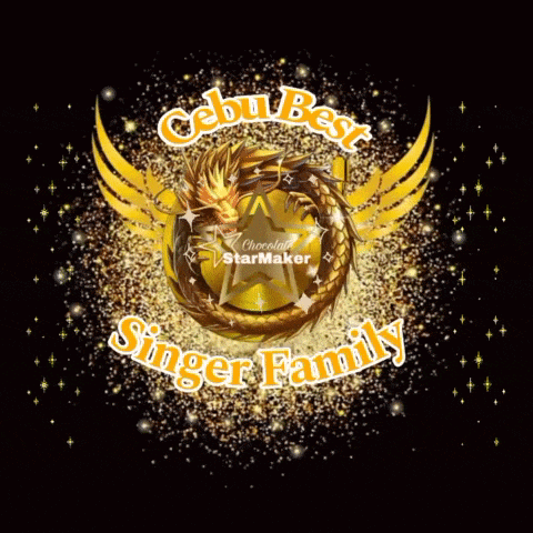 a logo for cebu best singer family with a dragon in the center