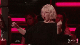 Excited GIF - Sia Excited The Voice GIFs