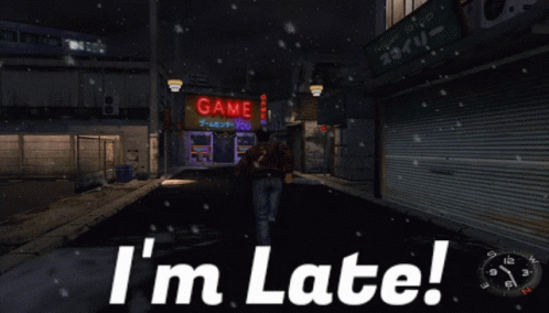 Shenmue Shenmue Im Late GIF