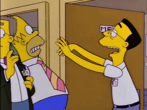 The Simpsons Funny GIF - The Simpsons Funny Dont Touch Me GIFs