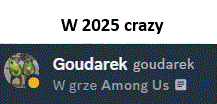 a picture of a person named goudarek goudarek w grze among us