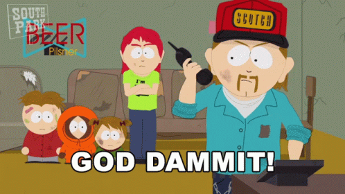 God Dammit Stuart Mccormick GIF - God Dammit Stuart Mccormick South Park GIFs