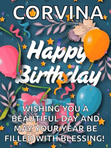 corvina wishing you a beautiful day and may your year be filled with blessings