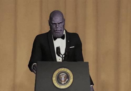 Thanos Obama GIF - Thanos Obama Population GIFs