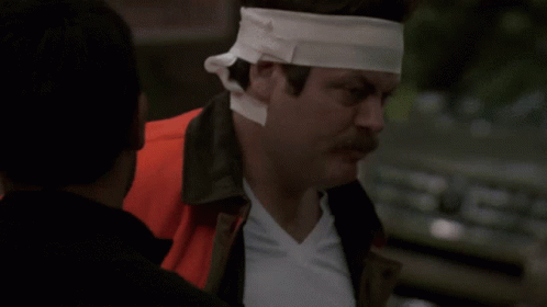 Ron Swanson Parks And Rec GIF - Ron Swanson Parks And Rec Apology Not Accepted GIFs
