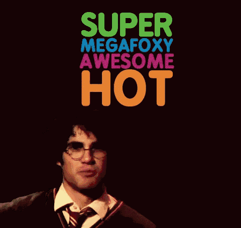 a harry potter poster that says super megafoxy awesome hot on it