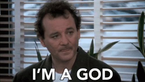 Im A God Bill Murray GIF - Im A God God Bill Murray GIFs