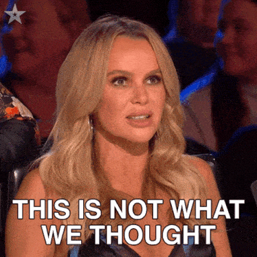 This Is Not What We Thought This Would Gonna Be Amanda Holden GIF - This Is Not What We Thought This Would Gonna Be Amanda Holden Britain'S Got Talent GIFs