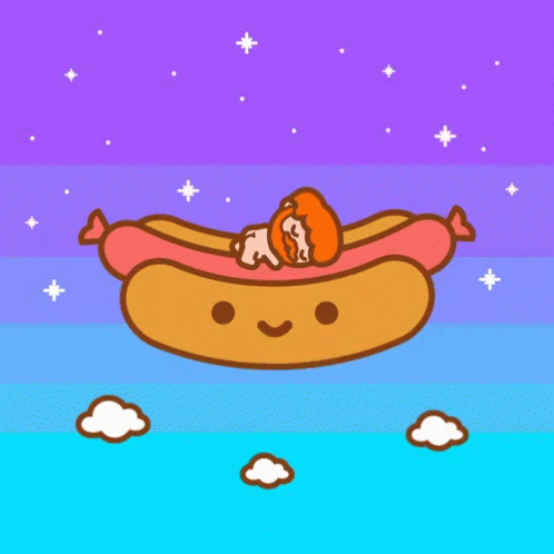 Hotdog Cartoon GIF - Hotdog Cartoon Cute GIFs