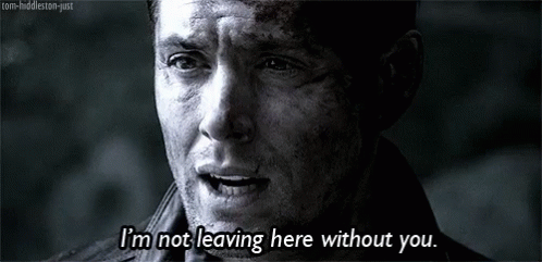 Im Not Leaving Here Without You Jensen Ackles GIF - Im Not Leaving Here Without You Jensen Ackles Supernatural GIFs
