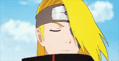 a close up of a cartoon character with a headband on his head