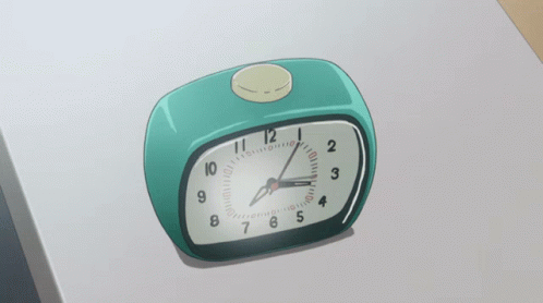 Alarm Clock Anime GIF - Alarm Clock Anime Tired GIFs
