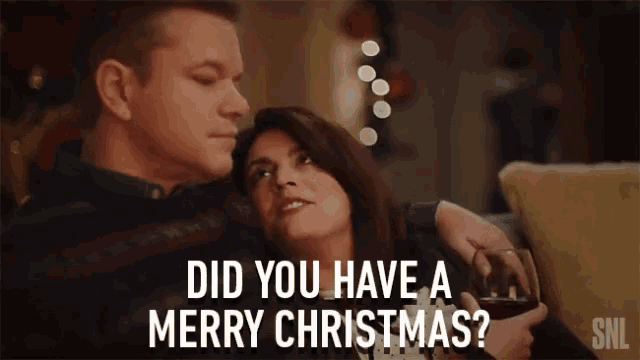 Did You Have A Merry Christmas Holiday GIF