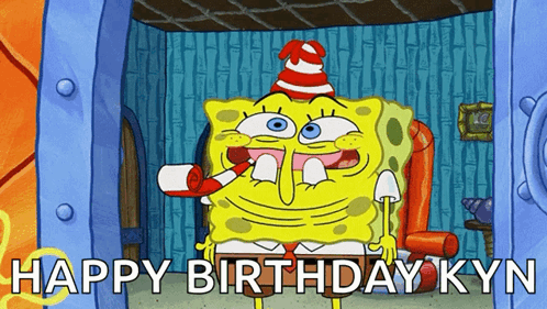 Bh187 Spongebob GIF - Bh187 Spongebob Birthday GIFs